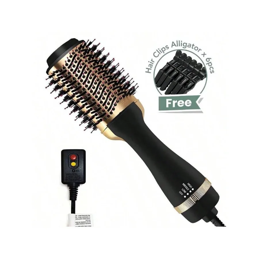 Hot Hair Blow Dryer Brush One Step Hot Air Stylers and Volumizer 2 In 1 Styling Tool Electric Hair Dryer with Hot Brush Travel
Hot Hair Blow Dryer Brush One Step Hot Air Stylers and Volumizer 2 In 1 Styling Tool Electric Hair Dryer with Hot Brush Travel