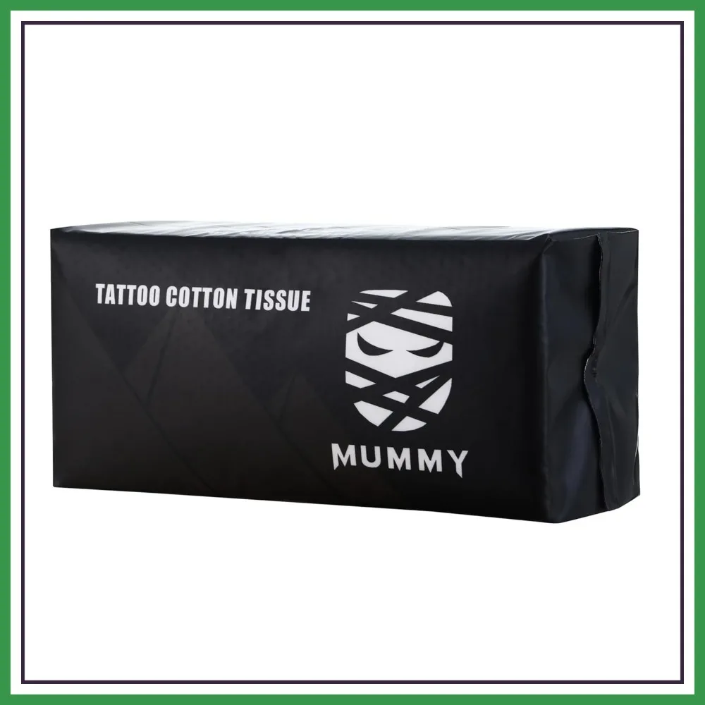 Mummy 100% Cotton Tattoo Tissue 80pcs, Disposable Wet/Dry Use, Strong Absorption for Tattooing & Aftercare
Mummy 100% Cotton Tattoo Tissue 80pcs, Disposable Wet/Dry Use, Strong Absorption for Tattooing & Aftercare