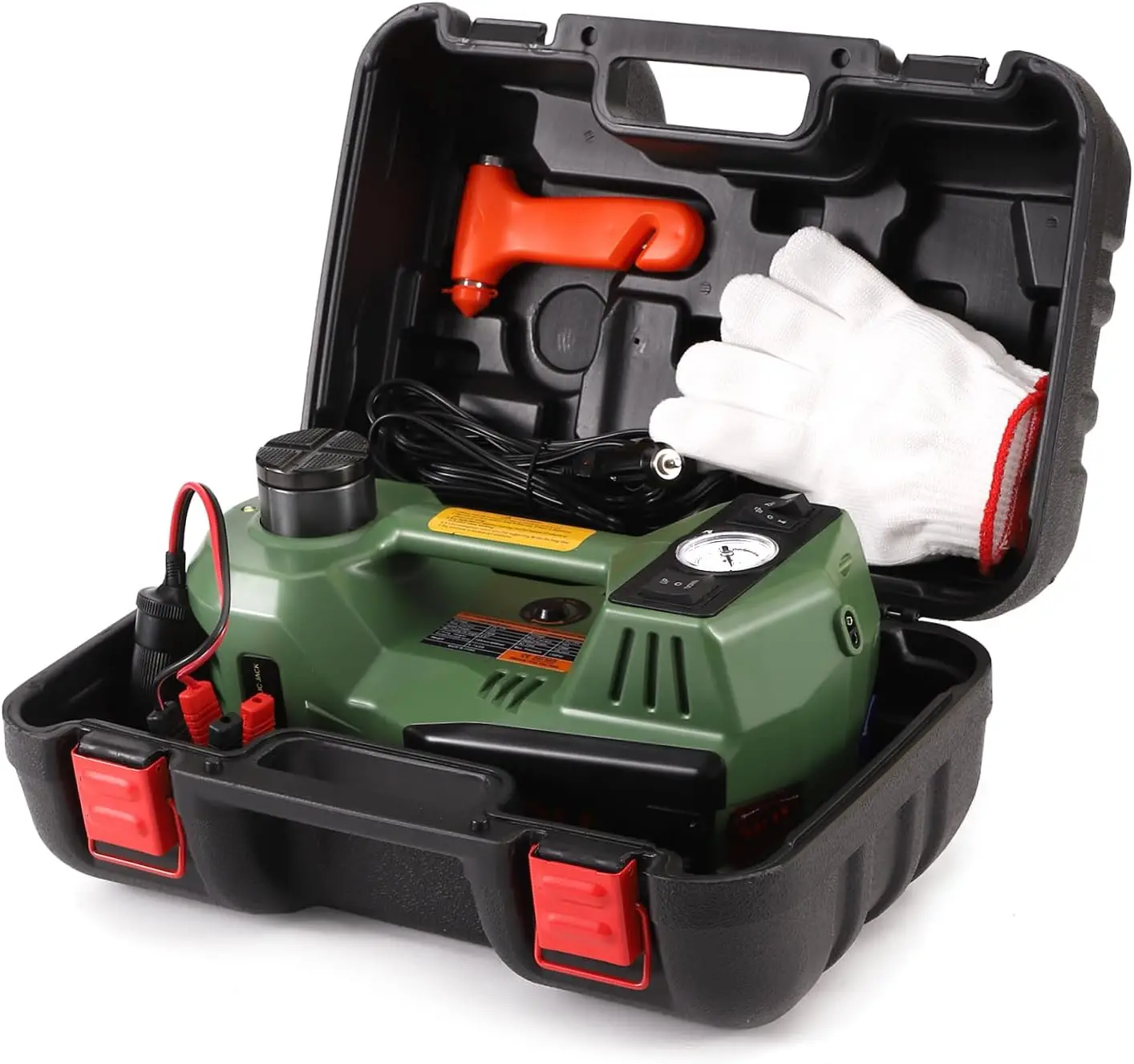 Electric Car Jack 5 Ton 12V Hydraulic Jack Kit Built-in Pump for Vehicle tire Repair(Lifting Range:5.9-17.7 Inch) Tire Change Ki
Electric Car Jack 5 Ton 12V Hydraulic Jack Kit Built-in Pump for Vehicle tire Repair(Lifting Range:5.9-17.7 Inch) Tire Change Ki