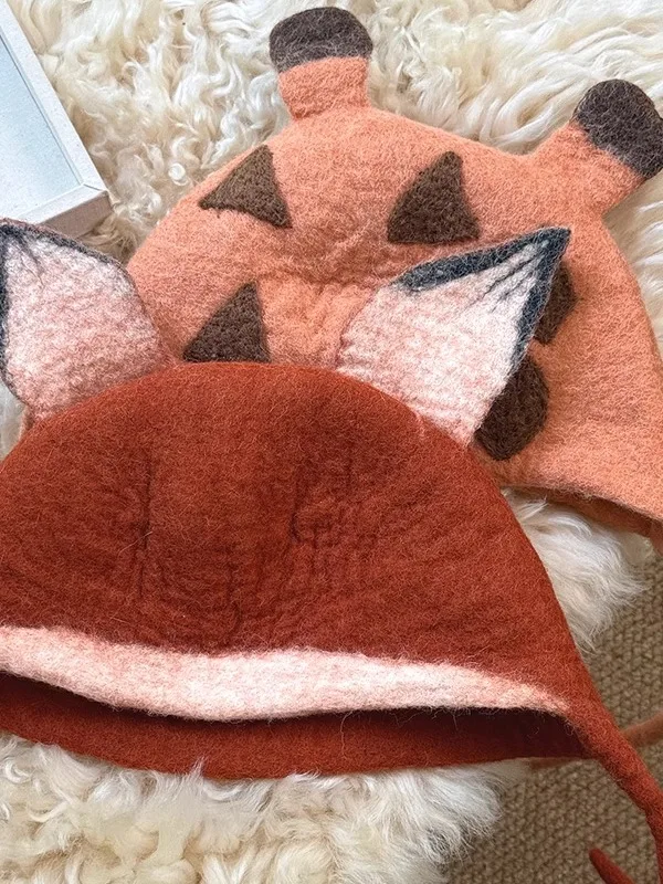 Handmade Wool Felt Hat Cheetah Design Cute And Giraffe Printed Finished Product Casual Style Spring Autumn Winter Cap for...
Handmade Wool Felt Hat Cheetah Design Cute And Giraffe Printed Finished Product Casual Style Spring Autumn Winter Cap for...