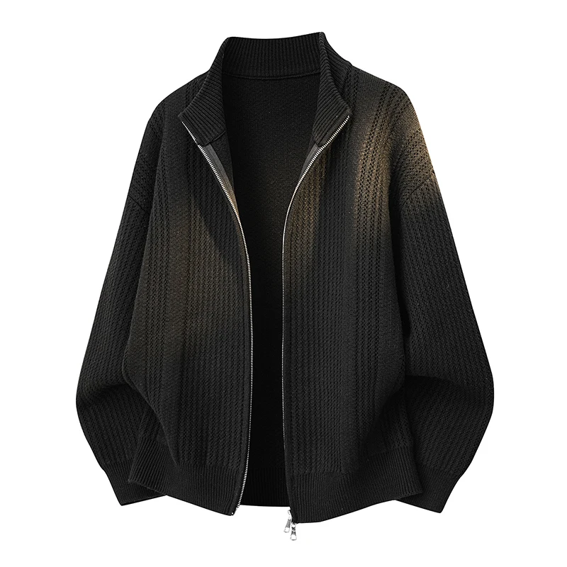 Мужской вязаный кардиган на двойной молнии, тонкий, однотонный, повседневный, универсальный свитер-жакет, весна-осень, новинка, с цепочкой-декором
Мужской вязаный кардиган на двойной молнии, тонкий, однотонный, повседневный, универсальный свитер-жакет, весна-осень, новинка, с цепочкой-декором