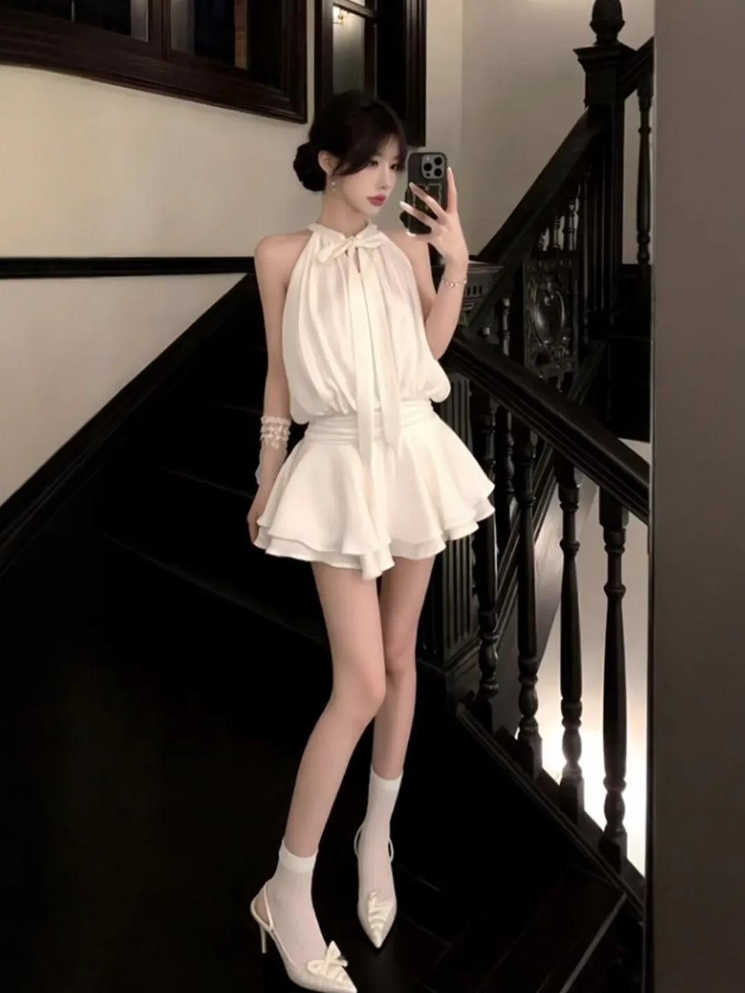 Elegant Pure Desire Knot Off-Shoulder Neckline Dress White Cake Birthday Dress Summer 2026 Women's Fashion Dress
Elegant Pure Desire Knot Off-Shoulder Neckline Dress White Cake Birthday Dress Summer 2026 Women's Fashion Dress