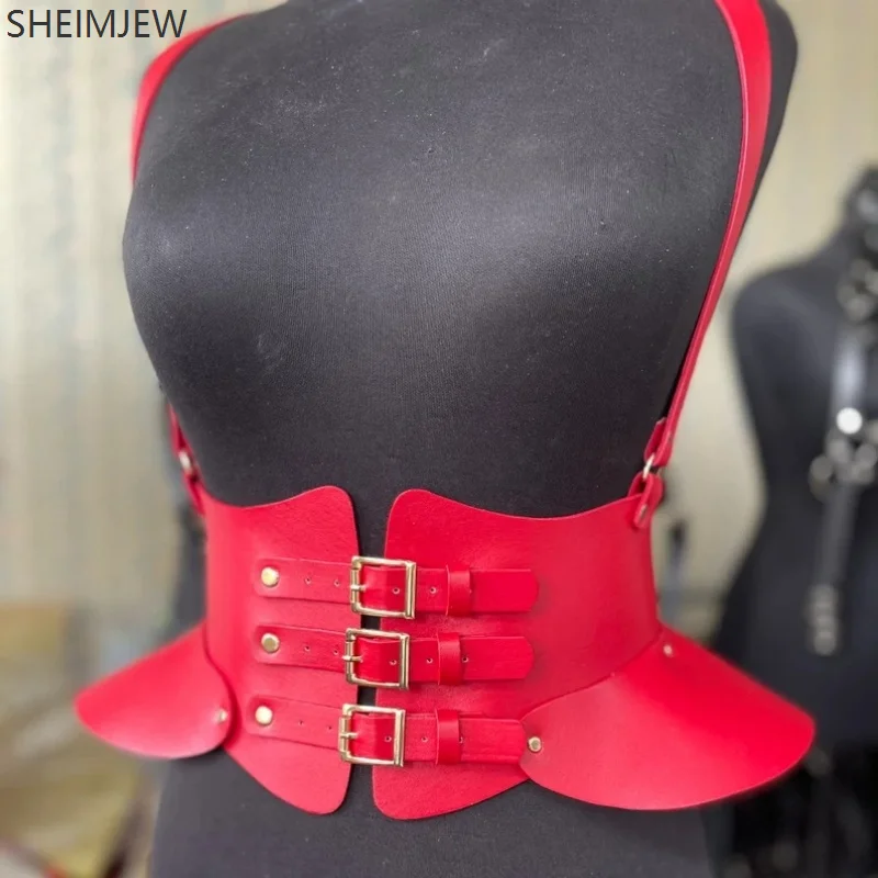 Steampunk Underbust Corset Red Waist Corset Vest Leather Corset Top Sexy Women Gothic Punk Vest Stage Costume Accessories 2025
Steampunk Underbust Corset Red Waist Corset Vest Leather Corset Top Sexy Women Gothic Punk Vest Stage Costume Accessories 2025