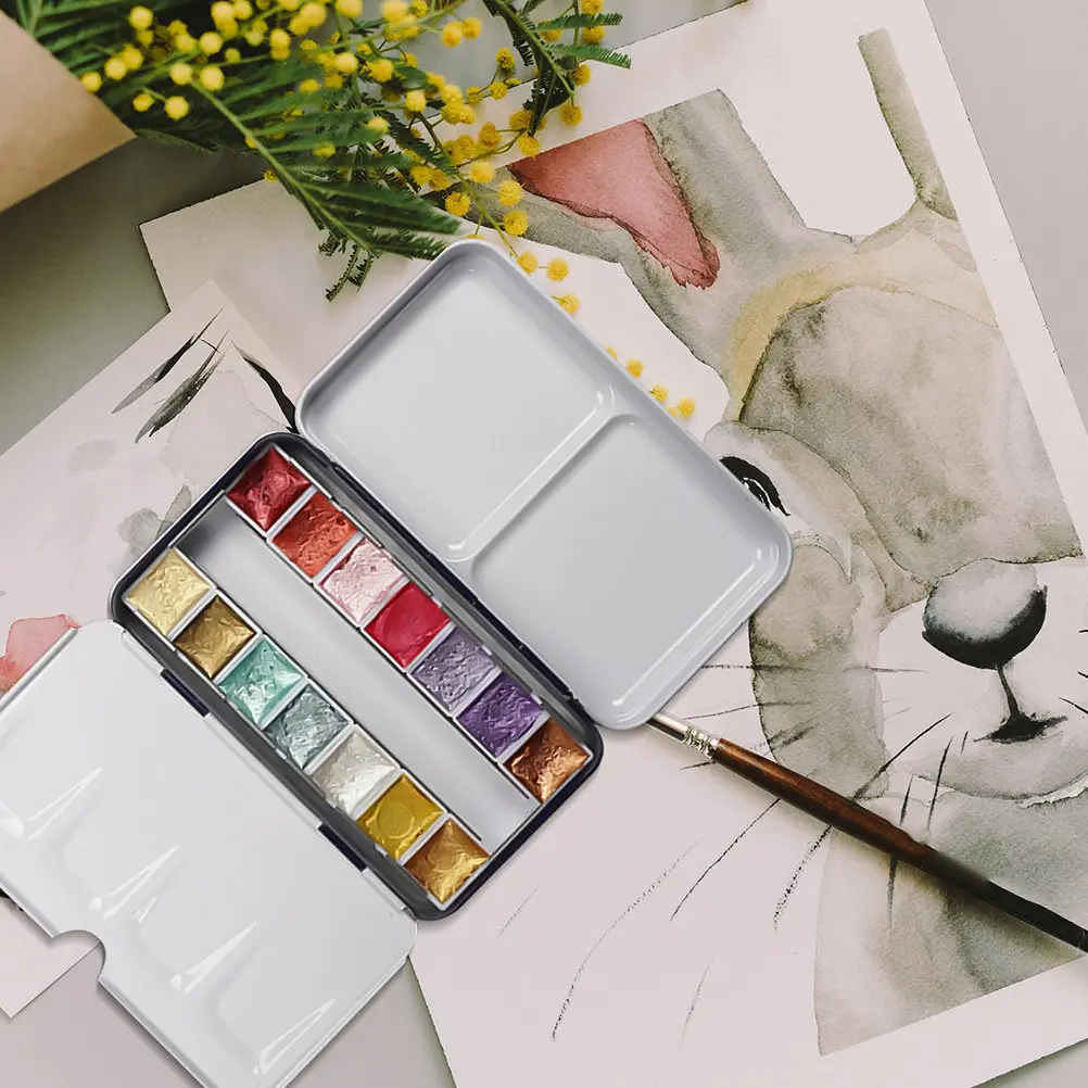 1Set Premium Watercolor Pigment Box Portable Lightweight Color Mixing Tray with Compartments for Artists Students Acrylic
1Set Premium Watercolor Pigment Box Portable Lightweight Color Mixing Tray with Compartments for Artists Students Acrylic