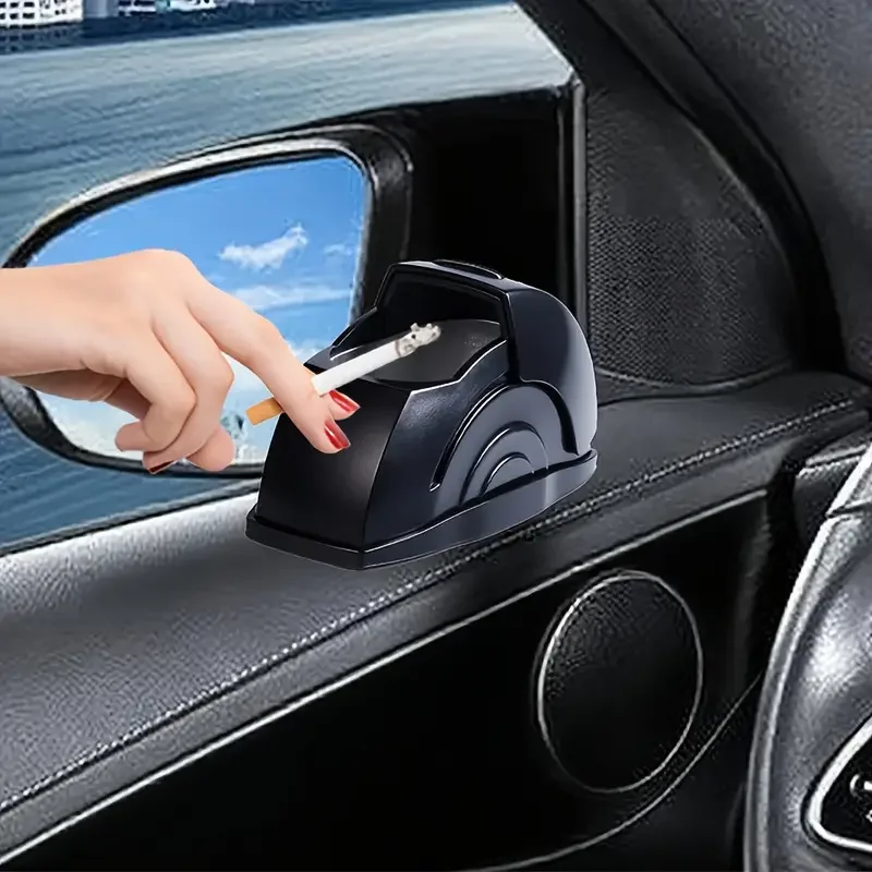 2pcs Car Vehicle-Mounted Ashtray Black Plastic Self-Adhesive Ashtray Universal Portable Sliding Lid Ashtray Car Accessories
2pcs Car Vehicle-Mounted Ashtray Black Plastic Self-Adhesive Ashtray Universal Portable Sliding Lid Ashtray Car Accessories