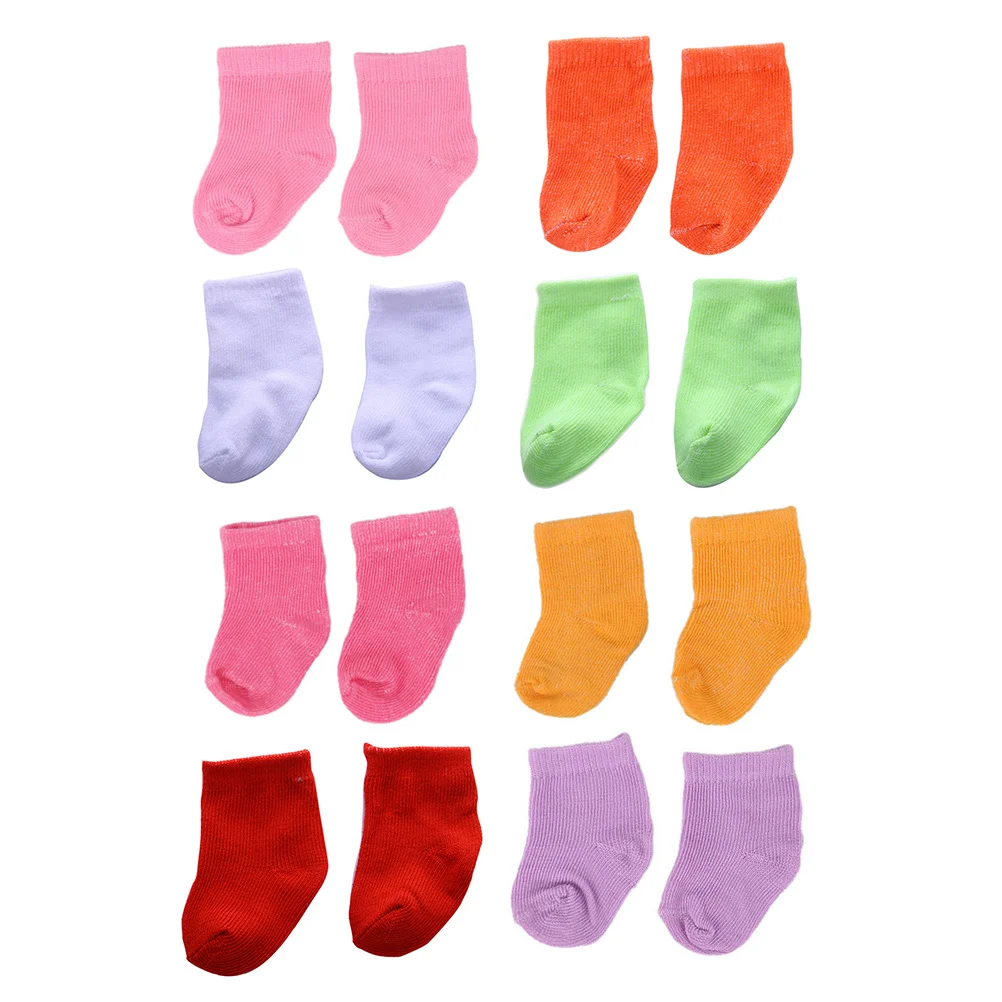 8 Pairs Socks for Dolls Mini Play House Toy Girl Costume Decor Accessories Newborn
8 Pairs Socks for Dolls Mini Play House Toy Girl Costume Decor Accessories Newborn