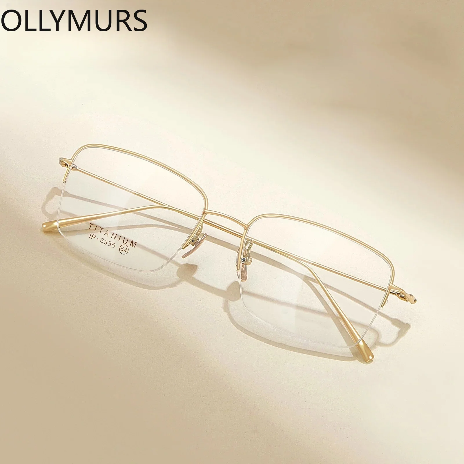 Men's Business Refined Half Simple Design Myopia Lenses Progressive Multifocus ADD Frame High-Quality Titanium Eyeglass
Men's Business Refined Half Simple Design Myopia Lenses Progressive Multifocus ADD Frame High-Quality Titanium Eyeglass