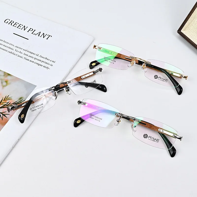 Pure Titanium Ultra-light Eyewear Rimless Glasses Frame Men Square Business Eyeglasses Women Spectacles Fashion Trend
Pure Titanium Ultra-light Eyewear Rimless Glasses Frame Men Square Business Eyeglasses Women Spectacles Fashion Trend