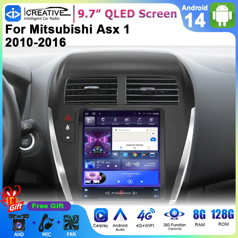 Мультимедийный плеер Android 14 для Mitsubishi Asx 1 2010-2016 9,7 дюйма Tesla Style Carplay Android Auto Car Radio 2Din DSP Stereo Navi
Мультимедийный плеер Android 14 для Mitsubishi Asx 1 2010-2016 9,7 дюйма Tesla Style Carplay Android Auto Car Radio 2Din DSP Stereo Navi