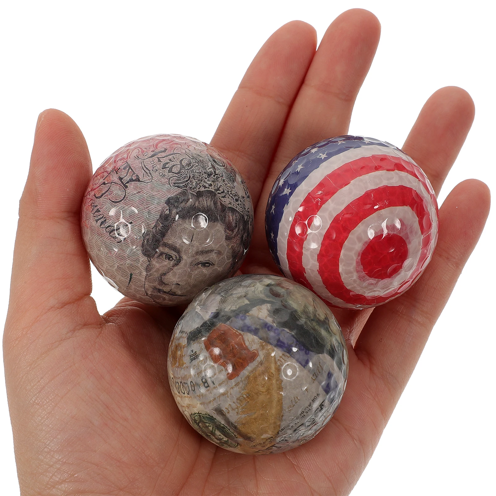 3pcs Crystal Ball Sticker Long Distance 2 Layers Practice Balls for Beginners Training Golf Sport Lightweight Durable 
3pcs Crystal Ball Sticker Long Distance 2 Layers Practice Balls for Beginners Training Golf Sport Lightweight Durable