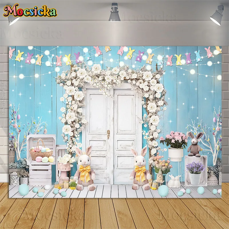 Easter Photography Backdrops Green Plants White Wooden Door Easter Eggs Bunny Decor Props Kids Birthday Background Photo Studio
Easter Photography Backdrops Green Plants White Wooden Door Easter Eggs Bunny Decor Props Kids Birthday Background Photo Studio