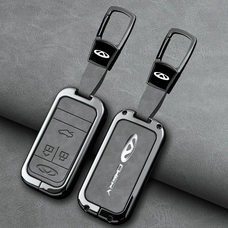 Чехол для автомобильного ключа Chery Tiggo 4 7 Arrizo 5 3 Tiggo 8, чехол для ключей из цинкового сплава, кожаный автомобильный брелок, защитный чехол
Чехол для автомобильного ключа Chery Tiggo 4 7 Arrizo 5 3 Tiggo 8, чехол для ключей из цинкового сплава, кожаный автомобильный брелок, защитный чехол