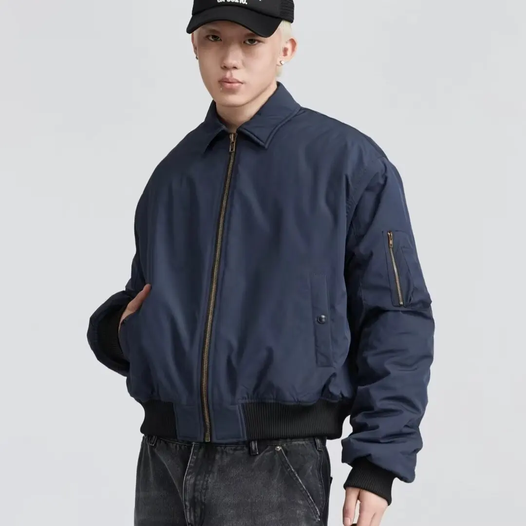 American Style Vintage Collar Flight Jacket Autumn/winter Men's Loose Casual Baseball Uniform Versatile Short Outerwear Jacket
American Style Vintage Collar Flight Jacket Autumn/winter Men's Loose Casual Baseball Uniform Versatile Short Outerwear Jacket