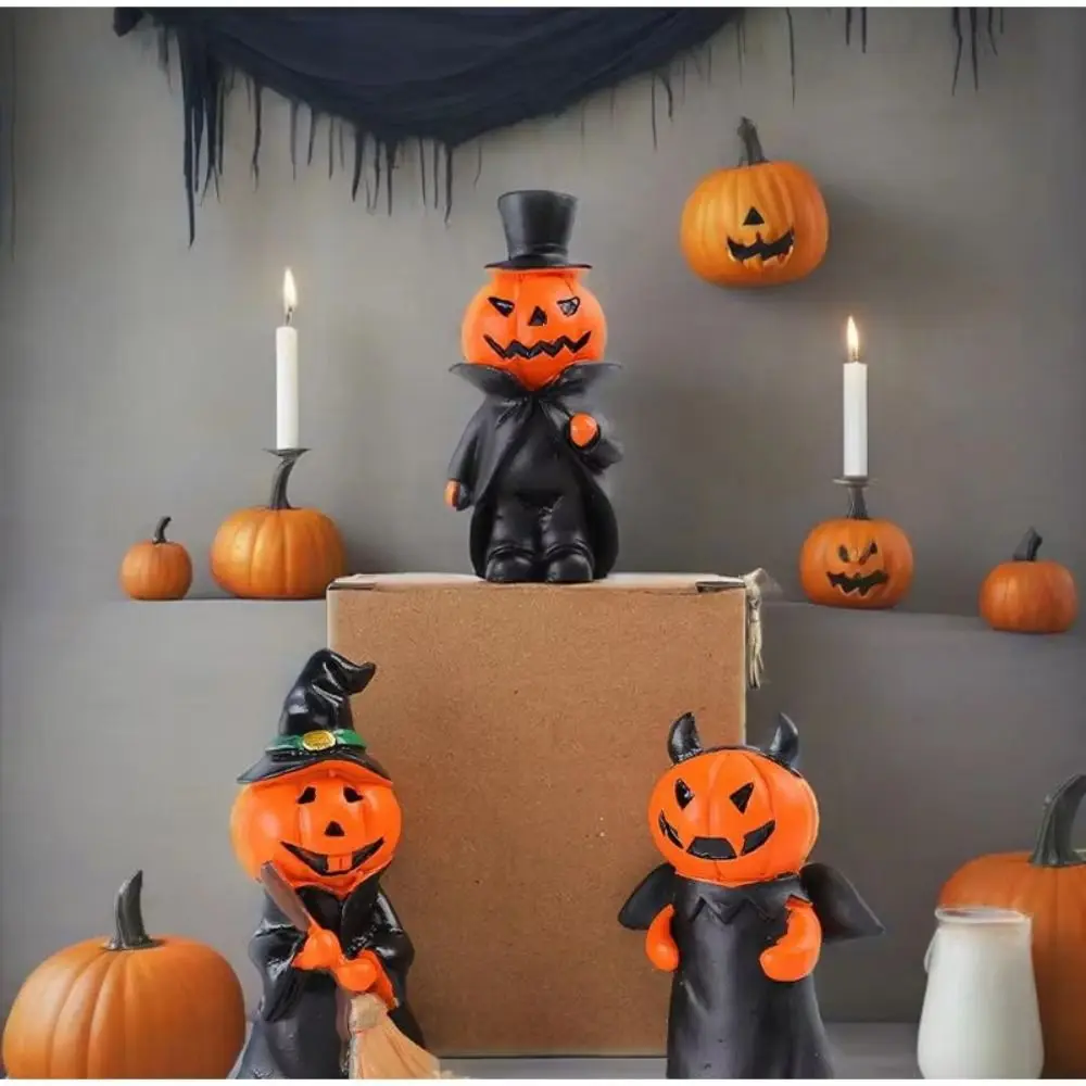 3Pcs/Set Resin Pumpkin Wizard Statue Craft Ghost Festival Halloween Devil Decoration Exquisite Durable Halloween Ornament
3Pcs/Set Resin Pumpkin Wizard Statue Craft Ghost Festival Halloween Devil Decoration Exquisite Durable Halloween Ornament