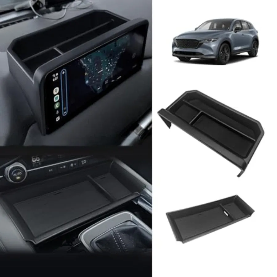 Center Console Front Organizer and Dash Storage Box Insert Tray Behind Screen Compatible with Mazda CX5 CX-5 Accessories 2022-2
Center Console Front Organizer and Dash Storage Box Insert Tray Behind Screen Compatible with Mazda CX5 CX-5 Accessories 2022-2