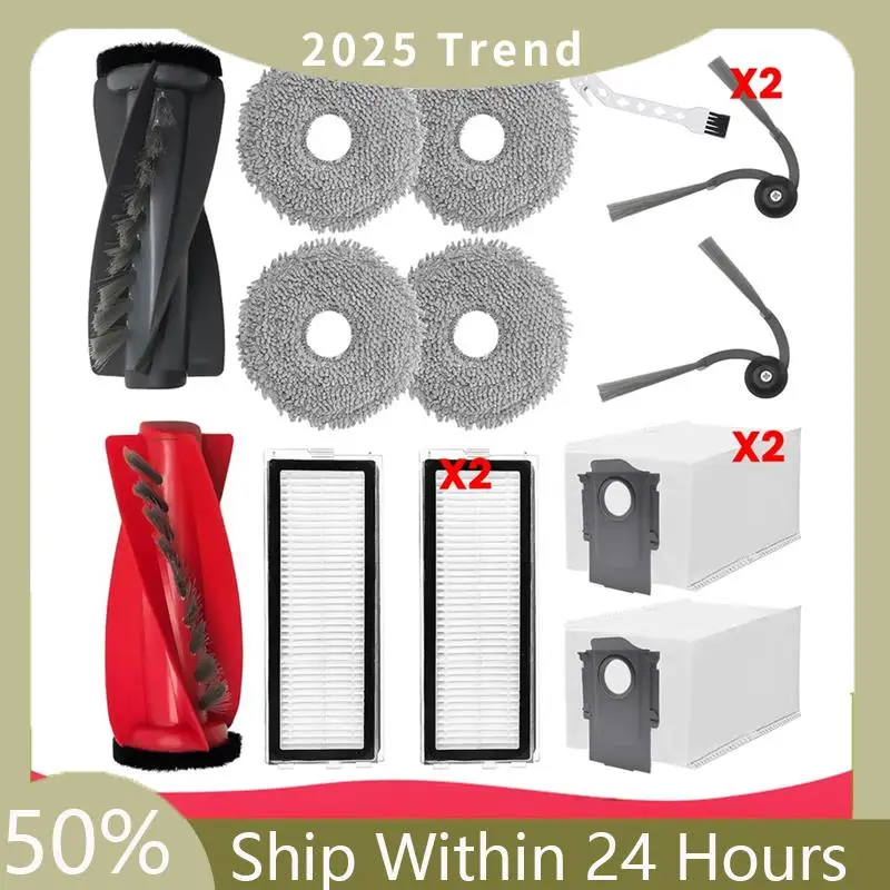 A75X Top For Roborock Qrevo Curv Vacuum Cleaner Replacement Parts Main Side Brush Hepa Filter Mop Cloth Dust Bags
A75X Top For Roborock Qrevo Curv Vacuum Cleaner Replacement Parts Main Side Brush Hepa Filter Mop Cloth Dust Bags