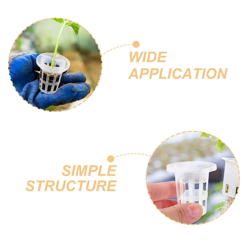 100pcs Hydroponic Planting Baskets Net Cups Mesh Pots for Hydroponics Garden Containers Balcony Cultivation Vegetables Seedling
100pcs Hydroponic Planting Baskets Net Cups Mesh Pots for Hydroponics Garden Containers Balcony Cultivation Vegetables Seedling