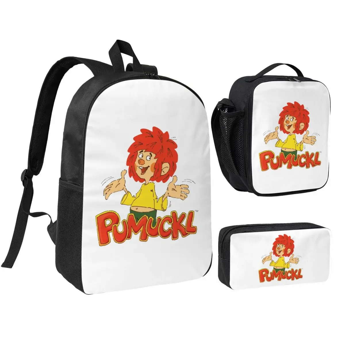 Pumuckl Backpack Student Boys Girls BookBag School Bag Laptop Shoulder Bags 3ps Insulated Lunch Bag Pencil Case
Pumuckl Backpack Student Boys Girls BookBag School Bag Laptop Shoulder Bags 3ps Insulated Lunch Bag Pencil Case