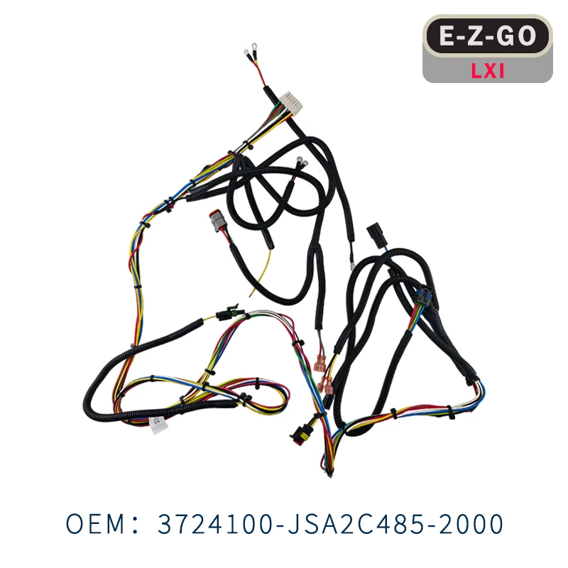 Electric golf cart 2-seat car cable harness suitable for E-Z-GO LXI OEM 3724100-JSA2C485-2000
Electric golf cart 2-seat car cable harness suitable for E-Z-GO LXI OEM 3724100-JSA2C485-2000