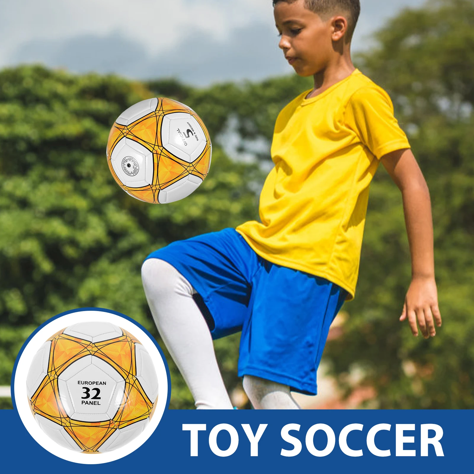 1pc PVC Soccer Ball Size 5 for Kids Training Lightweight Compact Design Perfect Gift Toy Ball
1pc PVC Soccer Ball Size 5 for Kids Training Lightweight Compact Design Perfect Gift Toy Ball