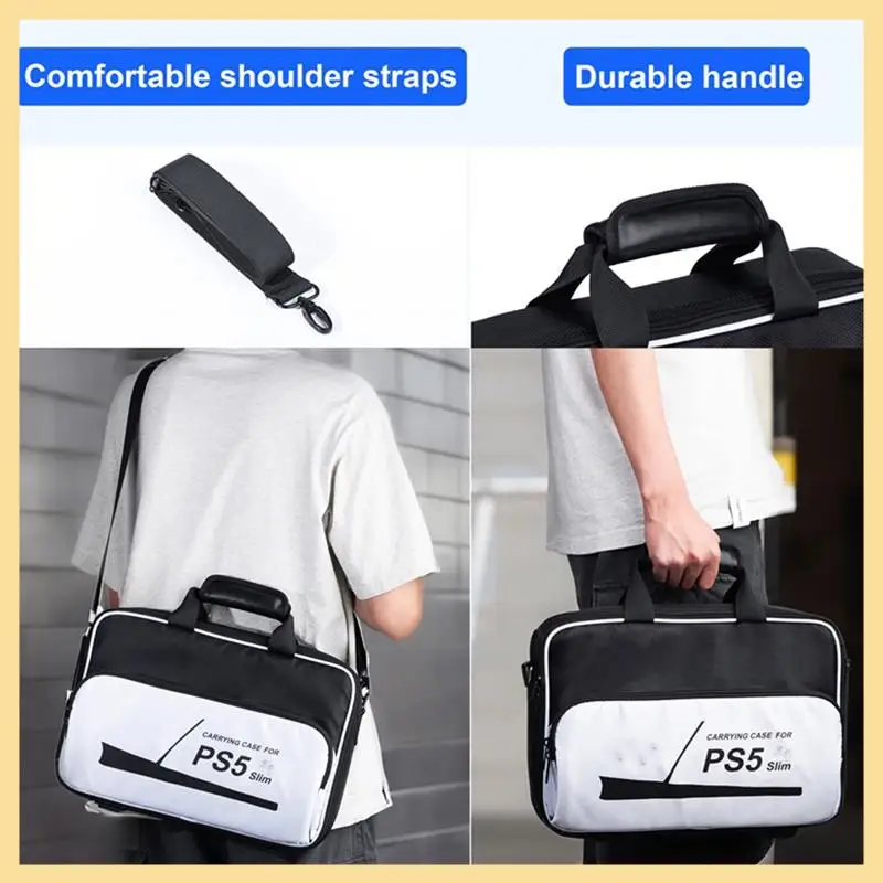 B16C-Carrying Case For PS5 Slim, Large Capacity Travel Case Storage Bag For PS5 Console,Controller,Headset,Other Accessories
B16C-Carrying Case For PS5 Slim, Large Capacity Travel Case Storage Bag For PS5 Console,Controller,Headset,Other Accessories