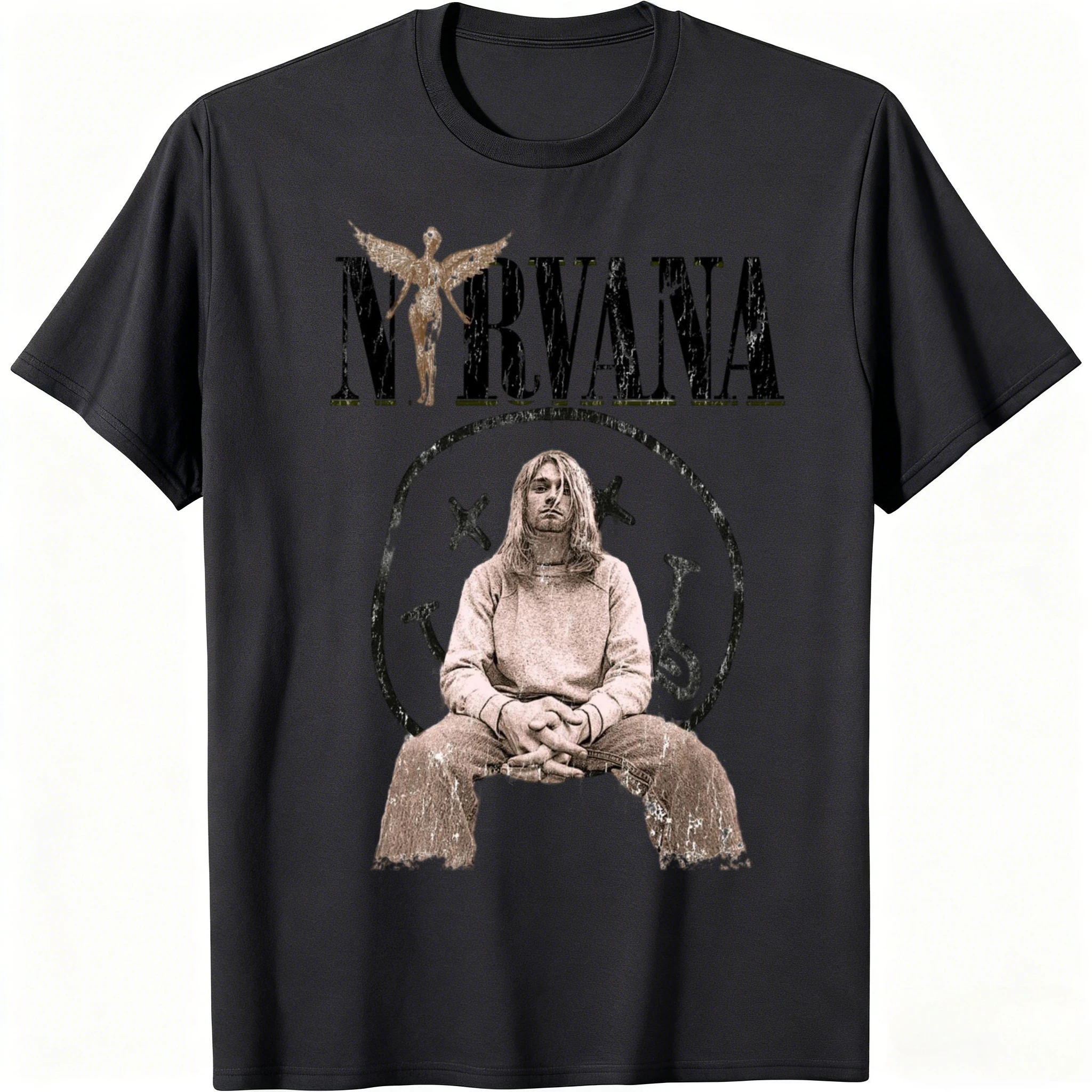 New Nirvanas rock band men's 100%cotton T-shirt hip-hop style Men's and Women's oversized Y2K Tee Casual Loose Outdoor Street
New Nirvanas rock band men's 100%cotton T-shirt hip-hop style Men's and Women's oversized Y2K Tee Casual Loose Outdoor Street