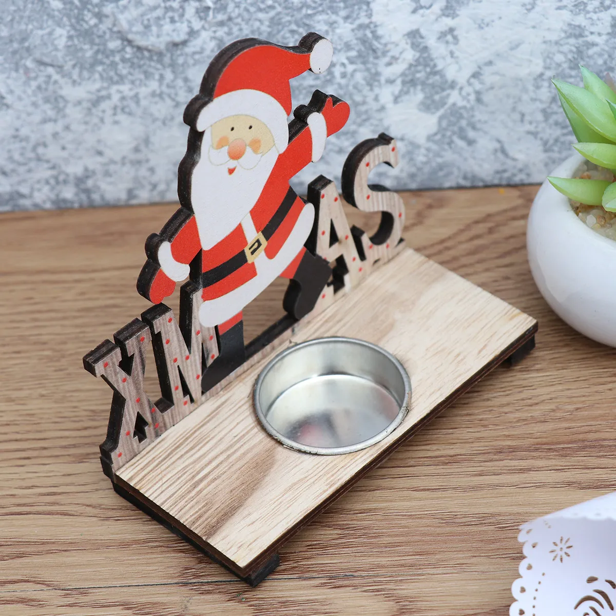 Wooden Holder Christmas Theme Tealight Stand for Home Office Decor Holiday Party Decoration Xmas Gift Holders Wood
Wooden Holder Christmas Theme Tealight Stand for Home Office Decor Holiday Party Decoration Xmas Gift Holders Wood