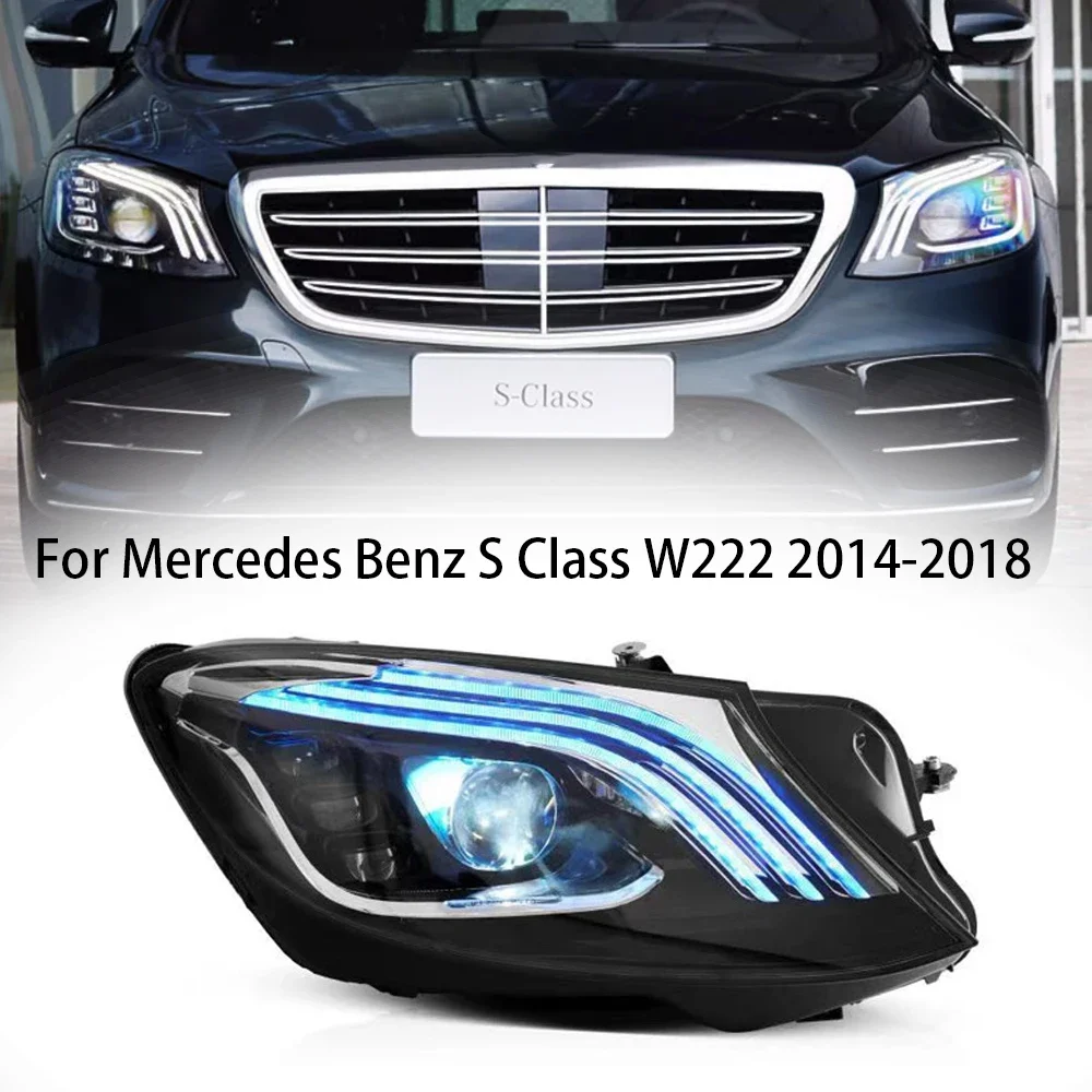 Светодиодные фары для Benz W222 2014 2015 2016 2017 2018, аксессуары S-класса, обновление автомобиля, светодиодный Стайлинг, передние фары DRL в сборе
Светодиодные фары для Benz W222 2014 2015 2016 2017 2018, аксессуары S-класса, обновление автомобиля, светодиодный Стайлинг, передние фары DRL в сборе