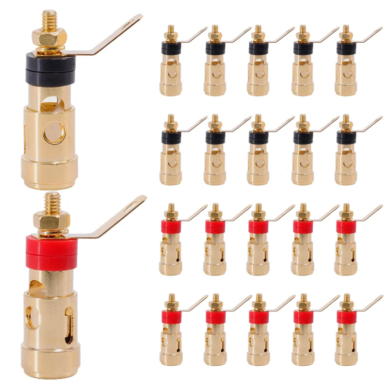20PCS Small Gold-plated Push-type Spring Terminal Speaker Amplifier Spring Self-locking Socket Push-type Terminal
20PCS Small Gold-plated Push-type Spring Terminal Speaker Amplifier Spring Self-locking Socket Push-type Terminal