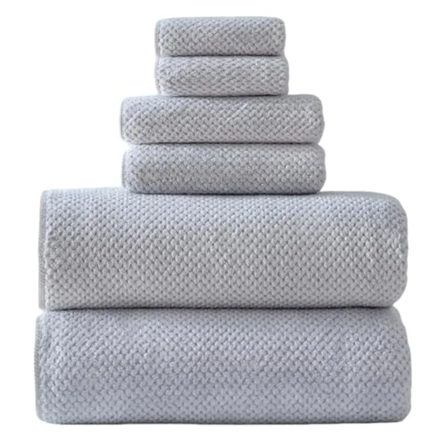 Bath Sheets Towels for Adults, 40x80 Inches Oversized Extra Large Luxury Super Soft Absorbent Quick Dry Microfiber, Gray, 6PCS
Bath Sheets Towels for Adults, 40x80 Inches Oversized Extra Large Luxury Super Soft Absorbent Quick Dry Microfiber, Gray, 6PCS