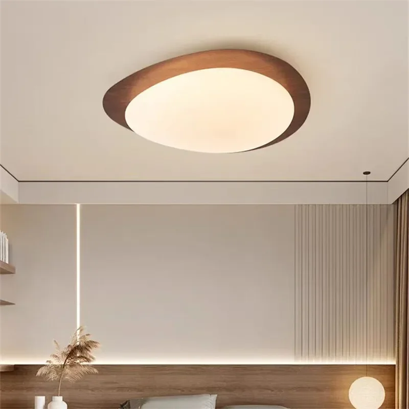 Led Walnut Wood Lamp Japanese Lowes Ceiling Lights Bedroom Dimmable Living Room Hotel Guest Room Balcony Hallway Pebbles Lamp
Led Walnut Wood Lamp Japanese Lowes Ceiling Lights Bedroom Dimmable Living Room Hotel Guest Room Balcony Hallway Pebbles Lamp