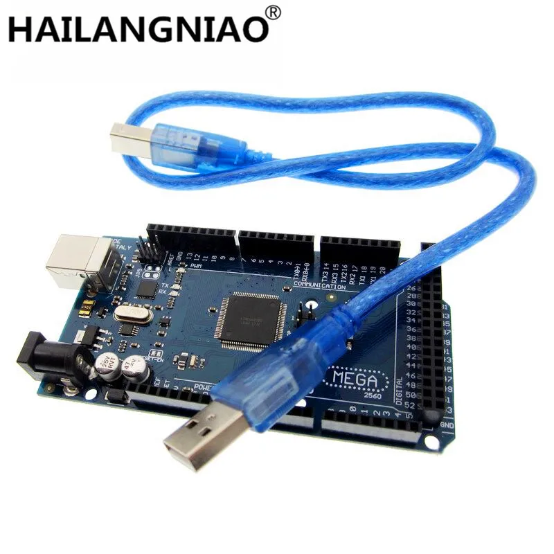5 шт. плата Mega 2560 R3 Mega2560 REV3 ATmega2560-16AU + USB-кабель, совместимый для Mega 2560 r3 L
5 шт. плата Mega 2560 R3 Mega2560 REV3 ATmega2560-16AU + USB-кабель, совместимый для Mega 2560 r3 L