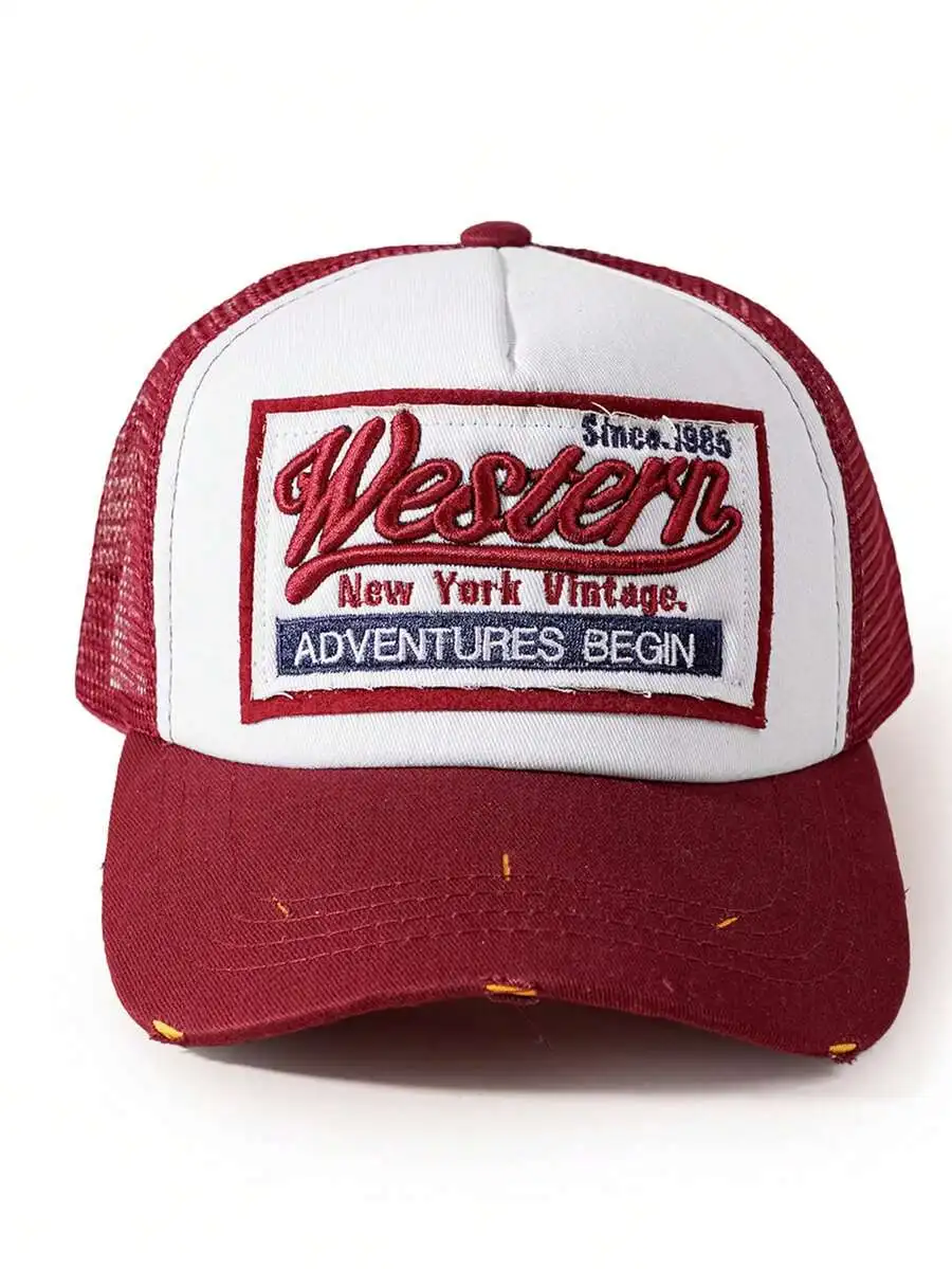 Unisex Western Embroidered Mesh Baseball Cap For Outdoor Sun Protection Daily Wear
Unisex Western Embroidered Mesh Baseball Cap For Outdoor Sun Protection Daily Wear