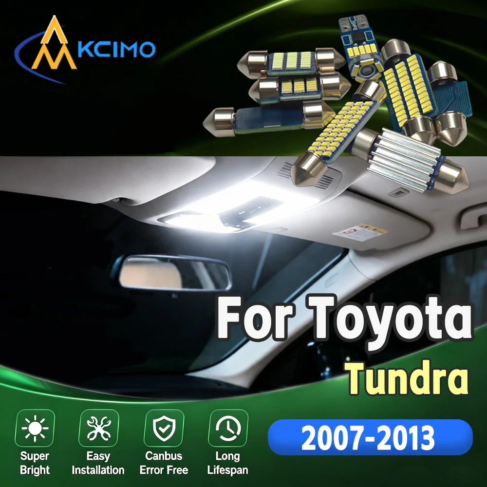 For Toyota Tundra 2007-2013 Vehicle Specific Canbus LED Interior Map Reading Door Dome Light Bulbs Indoor Lamp Accessories
For Toyota Tundra 2007-2013 Vehicle Specific Canbus LED Interior Map Reading Door Dome Light Bulbs Indoor Lamp Accessories