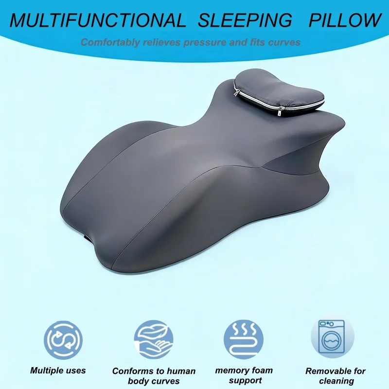 Bed Multi-functional Lying Pillow Comfortable Breathable And Bouncy Cushions Removable And Washable Massage Cushion Couple Use
Bed Multi-functional Lying Pillow Comfortable Breathable And Bouncy Cushions Removable And Washable Massage Cushion Couple Use