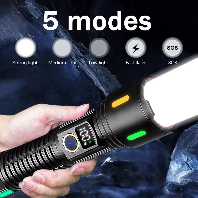 Светодиодный фонарь высокой мощности 1000000LM, USB-перезаряжаемый, с ярким светом, дальнобойный, тактический, с зумом, для рыбалки и активного отдыха
Светодиодный фонарь высокой мощности 1000000LM, USB-перезаряжаемый, с ярким светом, дальнобойный, тактический, с зумом, для рыбалки и активного отдыха