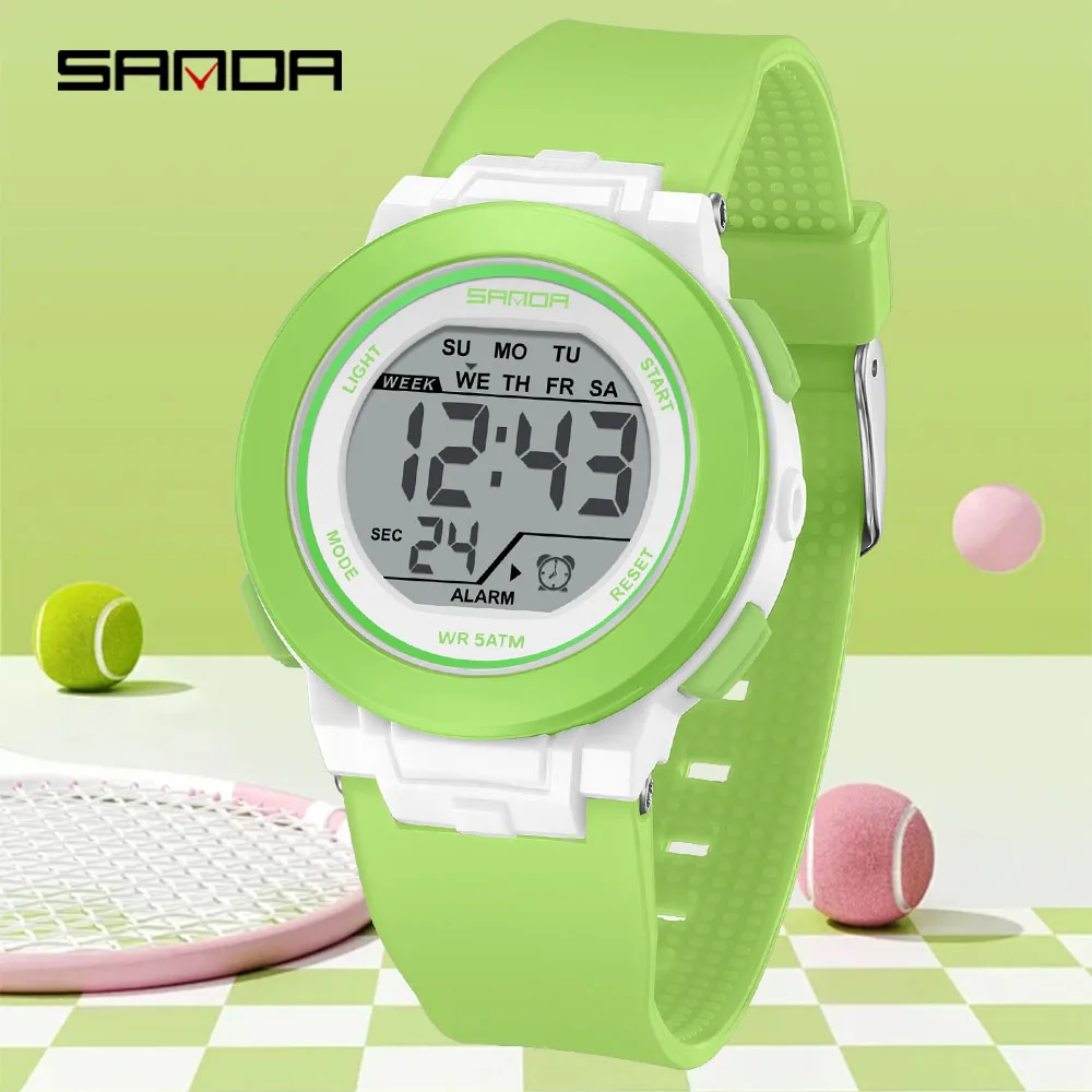 Sanda 6383 Fashion Children's Electronic Watch Soft Tpu Strap Large Screen LED Digital Waterproof Alarm Clock Sport Men's Watch
Sanda 6383 Fashion Children's Electronic Watch Soft Tpu Strap Large Screen LED Digital Waterproof Alarm Clock Sport Men's Watch