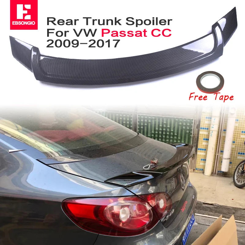 Rear Trunk Spoiler For Volkswagen VW Passat CC 2009-2018 ABS Plastic Gloss Black Spoiler Rear Trunk Wing Spoiler Car Styling
Rear Trunk Spoiler For Volkswagen VW Passat CC 2009-2018 ABS Plastic Gloss Black Spoiler Rear Trunk Wing Spoiler Car Styling