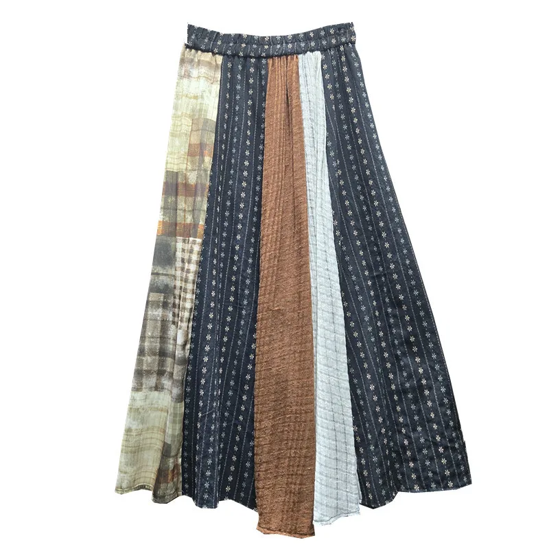 SuperAen Korean Style Oversize Retro Vintage Design Jacquard Art Asymmetrical Patchwork Contrast Color Autumn New A-line Skirts
SuperAen Korean Style Oversize Retro Vintage Design Jacquard Art Asymmetrical Patchwork Contrast Color Autumn New A-line Skirts