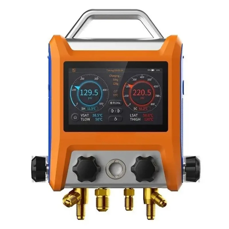 Smart Digital Manifold - 5" Touch Screen for HVAC/R Pressure/Vacuum/Temp
Smart Digital Manifold - 5" Touch Screen for HVAC/R Pressure/Vacuum/Temp