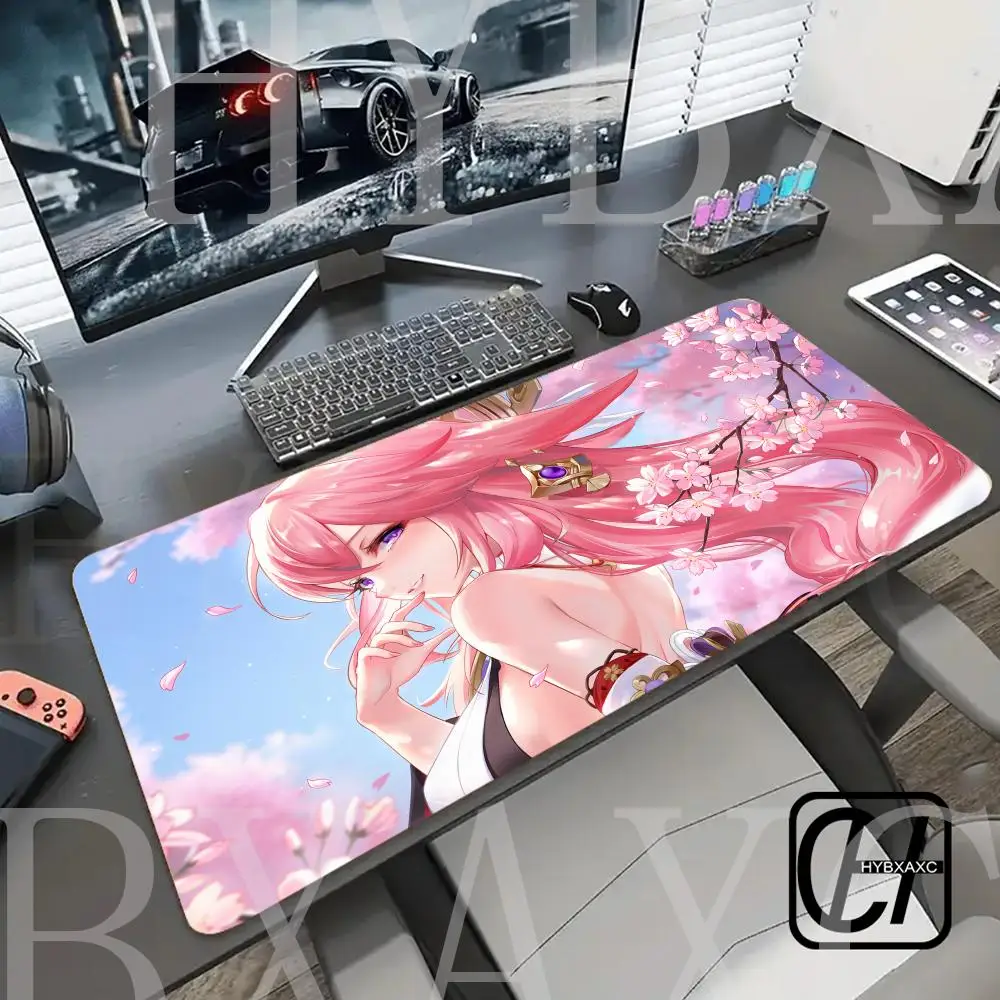 HYBXAXC Yae Miko Genshin Impact Mousepad INS Tide Large Cartoon Anime Gaming Mouse Pad Keyboard Mouse Mats Desk Mat Accessories
HYBXAXC Yae Miko Genshin Impact Mousepad INS Tide Large Cartoon Anime Gaming Mouse Pad Keyboard Mouse Mats Desk Mat Accessories