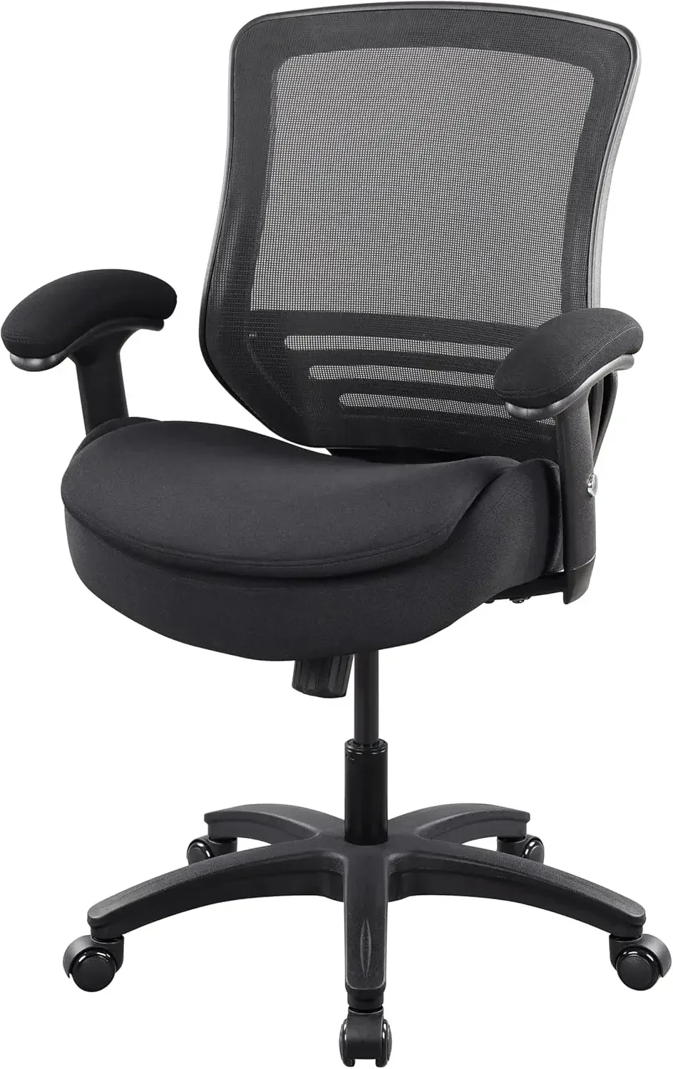 Office Chair Ergonomic Desk Chair Mesh Computer Chair,with Double Seat Cushion,Height Adjusting Arm Waist Support Function-Black
Office Chair Ergonomic Desk Chair Mesh Computer Chair,with Double Seat Cushion,Height Adjusting Arm Waist Support Function-Black
