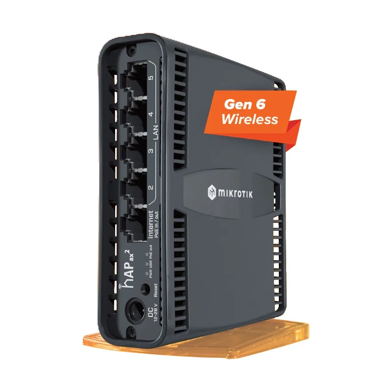 Товары в наличии, беспроводной шлюз MikroTik C52iG-5HaxD2HaxD-TC HAP Ax2 Wifi6 802.11ax
Товары в наличии, беспроводной шлюз MikroTik C52iG-5HaxD2HaxD-TC HAP Ax2 Wifi6 802.11ax