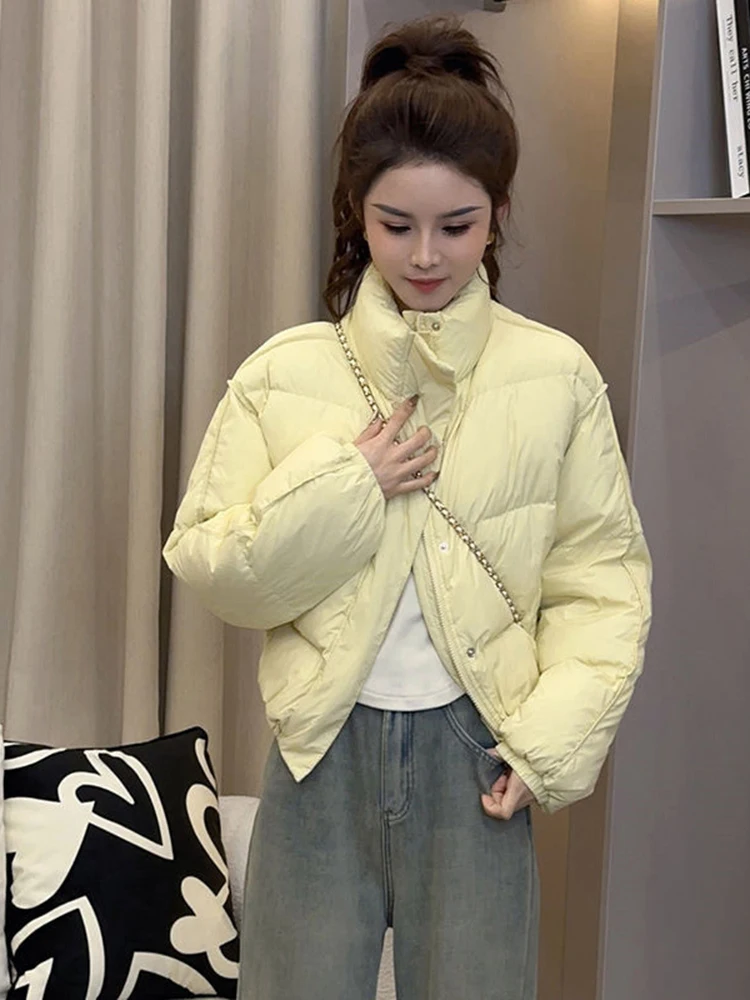 Faionable ort Padded Jaet Women's Thiened Warm Cotton Coat Stand Collar Winter New Sle Versatile Korean Loose Fit Z...
Faionable ort Padded Jaet Women's Thiened Warm Cotton Coat Stand Collar Winter New Sle Versatile Korean Loose Fit Z...