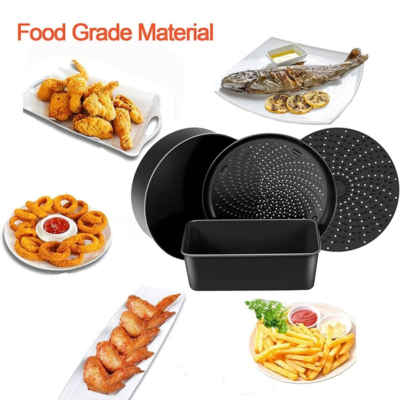Новый набор для выпечки для Ninja Foodi 6,5, 8Qt, горшок для аксессуаров, набор форм для выпечки с антипригарным покрытием и многофункциональной сковородой, сковорода для выпечки, сковорода для выпечки
Новый набор для выпечки для Ninja Foodi 6,5, 8Qt, горшок для аксессуаров, набор форм для выпечки с антипригарным покрытием и многофункциональной сковородой, сковорода для выпечки, сковорода для выпечки