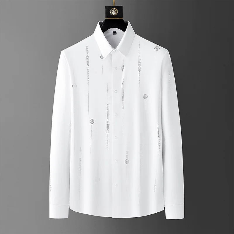 Spring New Shirt Men's Slim Fit Hot Diamond Trendy Fashion Men's Shirt Heavy Craft Shirt Men's Wear
Spring New Shirt Men's Slim Fit Hot Diamond Trendy Fashion Men's Shirt Heavy Craft Shirt Men's Wear