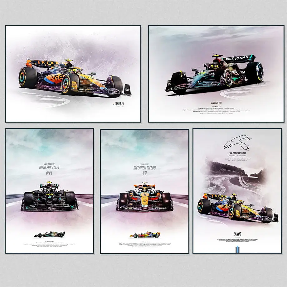 FI Formula One Car Pop Watercolor Race Car Track World Champion Wall Art Canvas Painting Nordic Poster Living Room Decor
FI Formula One Car Pop Watercolor Race Car Track World Champion Wall Art Canvas Painting Nordic Poster Living Room Decor