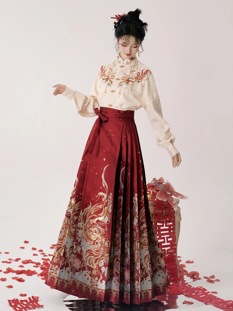 Banyu Yao, китайский свадебный комплект, новый костюм ханьфу, женский костюм для помолвки, топ для питья вина, деревянный карп лотоса
Banyu Yao, китайский свадебный комплект, новый костюм ханьфу, женский костюм для помолвки, топ для питья вина, деревянный карп лотоса