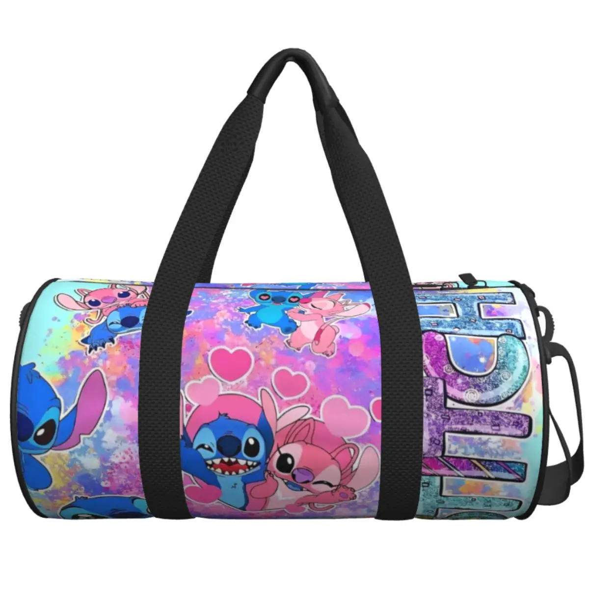 Розовая дорожная сумка Lilo And Stitch Angel, спортивная сумка для багажа, большие милые спортивные сумки для фитнеса с принтом для пары, сумки Оксфорд
Розовая дорожная сумка Lilo And Stitch Angel, спортивная сумка для багажа, большие милые спортивные сумки для фитнеса с принтом для пары, сумки Оксфорд