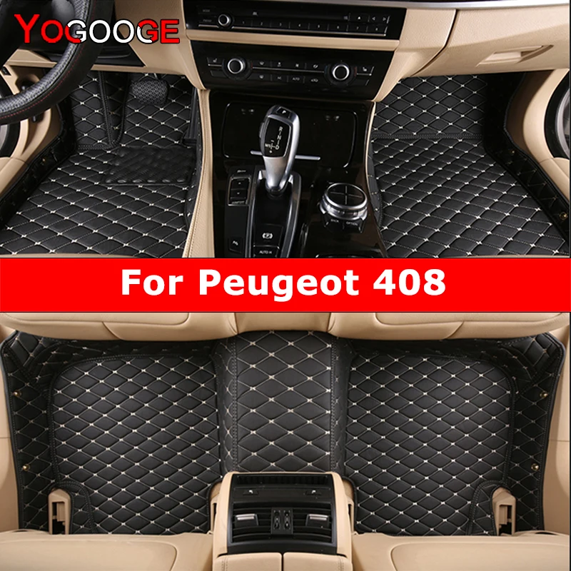 YOGOOGE Custom Car Floor Mats For Peugeot 408 Auto Carpets Foot Coche Accessorie
YOGOOGE Custom Car Floor Mats For Peugeot 408 Auto Carpets Foot Coche Accessorie